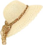 Ladies Straw Sun Hat Packable Large