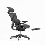HINOMI H1 Pro V2 High Back Ergonomic Office Chair with Built-in Leg Rest, Foldable Design, Flip Up Arms, Suitable as Home Office Chair and Computer Chair (Black, Standard)
