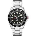 SEIKO SNE589 Watch for Men - Prospex Collection - Stainless Steel Case and Bracelet, Black Dial, Black, Diver