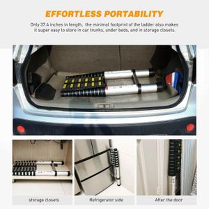 20FT Aluminum Telescoping Ladder – Lightweight Extendable Multi-Purpose