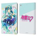 Head Case Designs Officially Licensed Hatsune Miku Stars And Rainbow Graphics Leather Book Wallet Case Cover Compatible With Apple iPad 10.2 2019/2020/2021