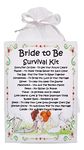 Bride To Be Survival Kit ~ Unique Sentimental Novelty Gift & Greetings Card | Bridal Shower | Hen Night | Personalised Wedding Keepsake