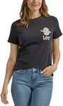 Lee Women's Graphic T-Shirt, Jet Bl