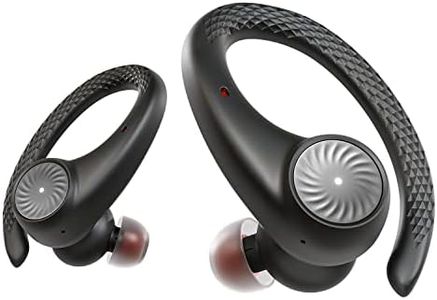 Tribit Wireless Earbuds IPX8 Waterproof by SGS and 65H Playtime Earbuds for Intense Sports Bluetooth 5.2 Earphones with Transparency Mode to Hear True Sound by apt-X and CVC 8.0 MoveBuds H1