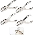 4PCS Single Hole Punch, Metal Singl