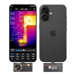 Thermal Imaging Camera Thermal Master P3 Infrared Camera for iPhone15/16 and Android Phones Thermal Camera with Manual Focus Lens X³ IR Resolution 512x384, Temp Range -20℃-600℃ 15x Digital Zoom