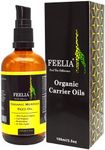 Feelia - Organic Moringa Oil - Cold Pressed, Moisturizing, Rich in Vitamins & Nutrients, High in Vitamin C, Great for Skincare, 100% Pure & Organic - 100ml