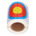 Dilwe Adhesive Target Paper, 200 Sheets, 3 Inches Self Adhesive Target Stickers Archery Accessory for Archery Training