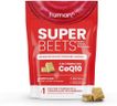 humanN SuperBeets Heart Chews Advanced - 100mg of CoQ10 Plus Beetroot & Grape Seed Extract, 60 Count