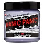 Manic Panic High Voltage Stiletto Silver Toner Classic Hair Color 118ml