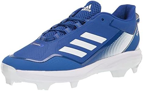 adidas Men's Icon 7 TPU Baseball Shoe, Team Royal Blue/Silver Metallic/White, 16 US