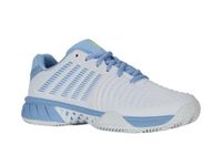K-Swiss Women's Express Light 3 Tennis Shoe, Wht Dutch Canal Green, 6 UK
