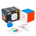 Cubelelo Drift 3M v3 3x3 Magnetic Speedcube (Standard) | Latest Version with New & Improved Internal Structure for Smooth Turns & Stability | Cube Toy for 6-10 Years Old Boys Girls Adults