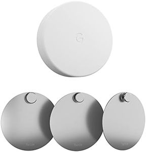 Teccle Wall Mount for Nest Temperature Sensor - No Hole Needed - Stainless Steel Bracket Plate for Google Nest Temperature Sensor Mount to Smooth and Dry Surface ( Pack of 3 )