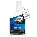 Black Diamond Stoneworks Wet Look Natural Stone Sealer From Black Diamond Stoneworks Provides Durable Gloss and Protection to: Slate, Stone, Concrete, Brick, Block, Sandstone, Driveways, Garage Floors. Interior or Exterior.