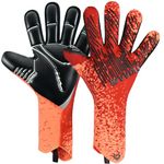 WVVOU Soccer Goalie Gloves Youth Adults, High Performance Goalkeeper Gloves, Breathable Soccer Gloves, 4+3mm Super Grip for The Toughest Saves