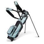 Sunday Golf Loma XL Bag - Lightweight Golf Bag with Strap and Stand – Easy to Carry Pitch n Putt Golf Bag – Golf Stand Bag for The Driving Range, Par 3 and Executive Courses, 3.4 pounds (Seafoam)