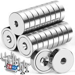 LOVIMAG 24Pcs Neodymium Cup Magnets