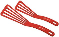 Rachael Ray KitchenTools and Gadgets Nylon Cooking Utensils/Spatula/Fish Turners - 2 Piece, Red