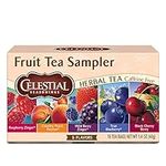 Celestial Seasonings Fruit Sampler Herbal Tea, 20 Tea Bags per box, 1 box