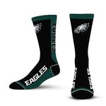 For Bare Feet MVP Crew Sock NFL Large