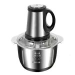 PUNJAN Stainless Steel Electric Meat Grinders with Bowl 300W Heavy for Kitchen Food Chopper, Meat, Vegetables, Onion, Fruit & Nuts Blender Mixer Chopper Juicer (Meat Grinder steel With Handle 3 LTR)