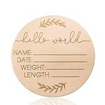 Wooden Baby Name Announcement Sign,