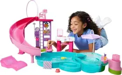 Barbie Dream Pool Playset with 6 Pl