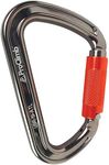 ProClimb I-Beamer Mod D Twist Lock Carabiner | NFPA Certified | 27kN MBS | 18mm Gate | 4.1oz | Hot Forged Aluminum Alloy | I-Beam Design for Climbing,Rescue,Rigging & Rappelling