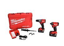 Milwaukee 3699-22 18V Surge Impact and Hammer Drill Combo Kit w/ 2 5Ah Batteries