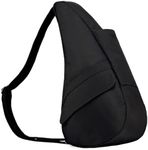 AmeriBag Classic Healthy Back Bag Tote Microfiber Small (Black)