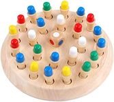 ZUNIPLEX Memory Chess,Learning & Education Toys,Color Memory Chess Matching Sticks, Montessori Toys, Parent-Child Interaction Games for Adults and Kids