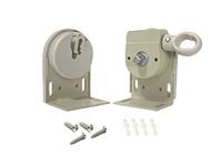 CACELY Replacement Mounting Brackets Kit for Coolaroo Exterior Cordless Roller Shades Outdoor Blinds(Beige)