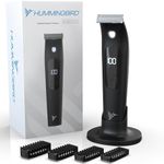 HUMMINGBIRD MK4 Hybrid Trimmer & Shaver – Body Groomer & Pubic Hair Trimmer, Waterproof All in One Electric Razors, Beard Edger for Men, USB-C Rechargeable, LED Display & Storage Base