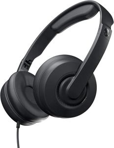 Skullcandy Cassette Junior Casque Supra-Auriculaire Filaire, Limitation du Volume, Microphone, Compatible Appareils Bluetooth + Ordinateurs - Noir