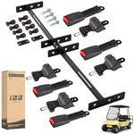 10L0L Universal Golf Cart Set of 4 Retractable Belt 42" Kit with Bracket Fits Most Golf Carts