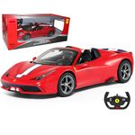 Kids Republic licensed Ferrari 458 Speciale A 1:14 Scale Remote Control Car Model R/C Toy Vehicle (458 Speciale A(Red))