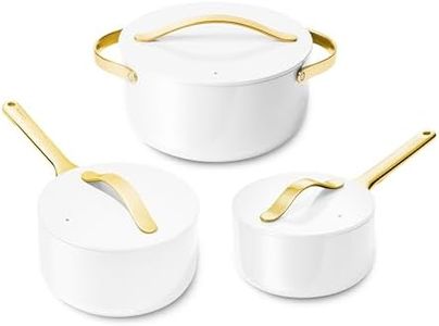 Caraway Dutch Oven, Sauce Pan, and Mini Sauce Pan Trio