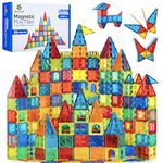 Magnetic Tiles 56 PCS, Toy for 3 4 5 6 Year Old Boys Girls Kids & Toddlers, Magnetic Blocks Building Set, Magnetic Tiles for Kids, STEM Educational Building Toy, Great Gift for Kids Aged 3-8