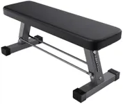 Essential Flat Weight Bench for Your Home Gym – Heavy Duty Workout Bench for Bench Press and Strength Training Exercise – Compact Weight Benches Designed for Home Use