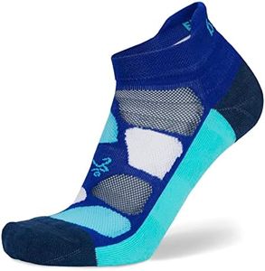 Balega Women's V-tech (1 Pair) Enduro Arch Support Performance No-Show Athletic Running Socks, Blue Waters, Small, S