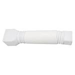 Rain Gutter Downspout Extensions Retractable Downspout Extender Flexible Drain Downspout Extender Down Spout Accessories Gutters Supplies (White)