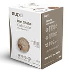 NUPO Diet Shake Caffe Latte – Premium diet shakes for weight management I Clinically proved meal replacement shake for weight control I 12 Servings I Very Low-Calorie Diet, GMO Free