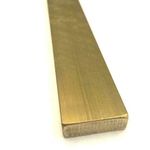 Brass Flat Rectangular Bar Stock 1/2" x 1"x 6" - Knife making, craft C360-1 Bar…