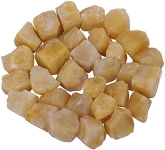 YATSKIA Citrine Crystal - Raw Crystals - Raw Stones - Raw Crystals Bulk - Yellow Stone - Crystals and Healing Stones Bulk - Healing Crystals - Crystal Stone - Rough Crystals and Stone