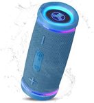 TREBLAB HD77 - Portable Bluetooth Speaker - Powerful 360° Sound, 30W Audio with Impactful Bass, 20H Battery, IPX6 Waterproof, Shockproof, TWS Stereo, Speaker Bluetooth Wireless for Outdoor, Beach Pool