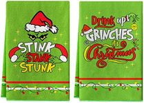 HOMSHIAM Christmas Kitchen Towels 2