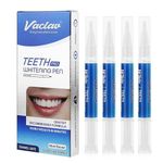 Teeth Whitening Pen, 4-Pack Teeth Whitening Pen Kit, Fast Gentle Enamel Safe Whitening Gel for White, Teeth in Mess Free Applicator Pens, Natural Formula Removes Years of Stains