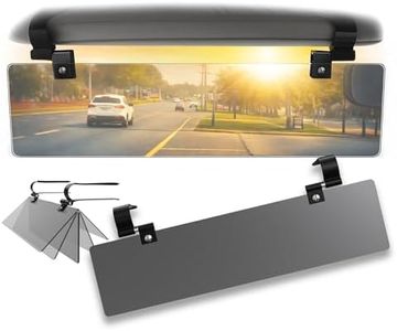 Glare Guard Polarized Car Visor Extender Sun Blocker, Anti-Glare Windshield Shield for Cars/SUV, Sun Visor Extension Blocks UV, USA Visors Extender Attachment for Car Visor, Sunvisors Shade for Cars