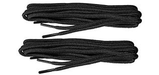 2 PAIRS GRAFTERS 140CM STRONG WORK/HIKING/DR MARTENS BOOT LACES (Black)